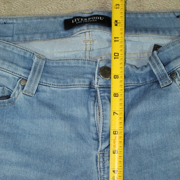 Liverpool Women's 14W Light Blue Ankle Jeans - Picture 4 of 5